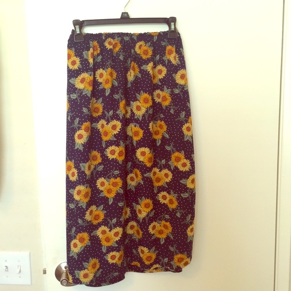 VINTAGE SUNFLOWER SKIRT