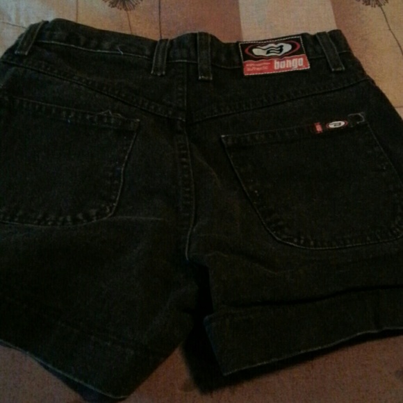 Basic black shorts