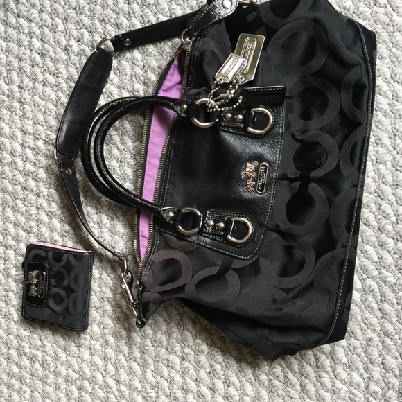 Bundle!  Coach satchel & matching wallet