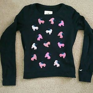 Patterned hollister sweater