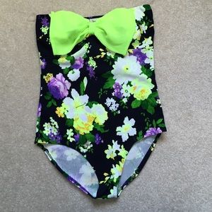 Floral body suit