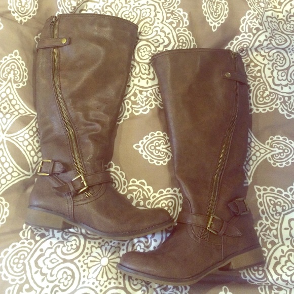 Brand new LUXE by JustFab boots, 8 1/2 wide calf - Picture 1 of 4