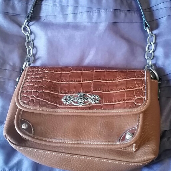 Brown vinyl bag