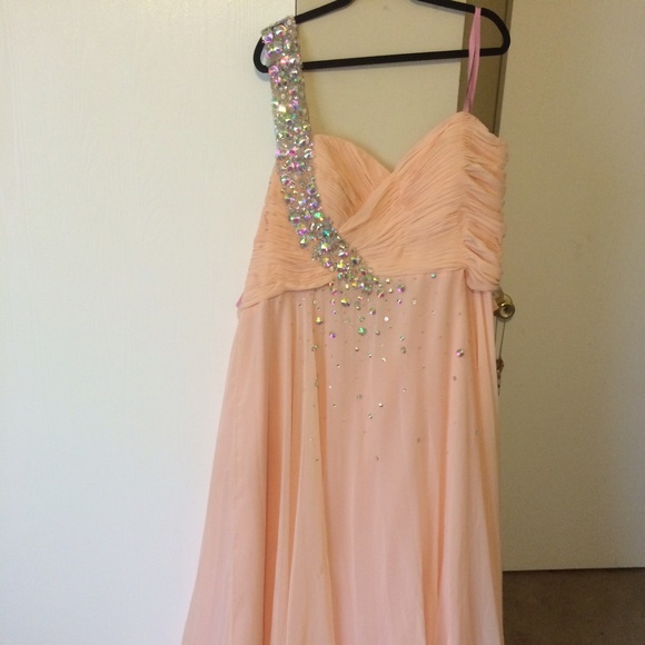 Pink prom dress