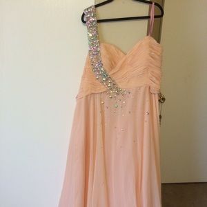 Pink prom dress