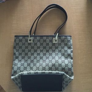 Authentic Brown Gucci Mini Tote