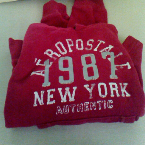 Hot Pink Aeropostale Pull Over Hoodie