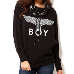 BOY London Batwing Turtleneck Sweatshirt