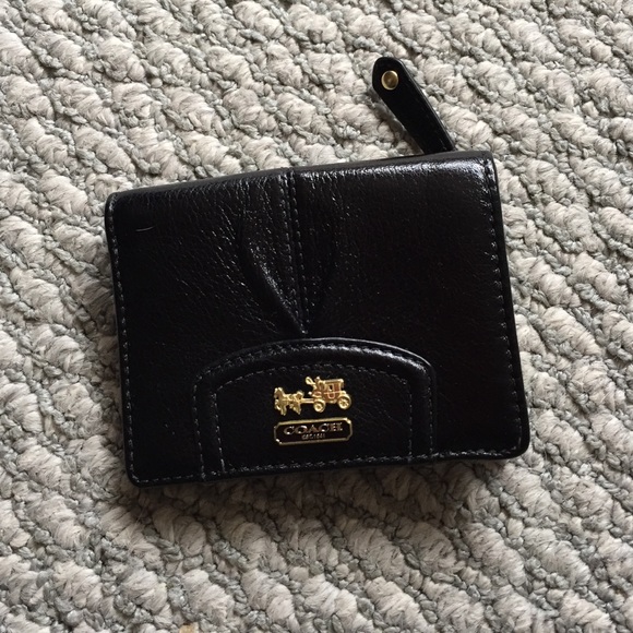 Coach small leather wallet