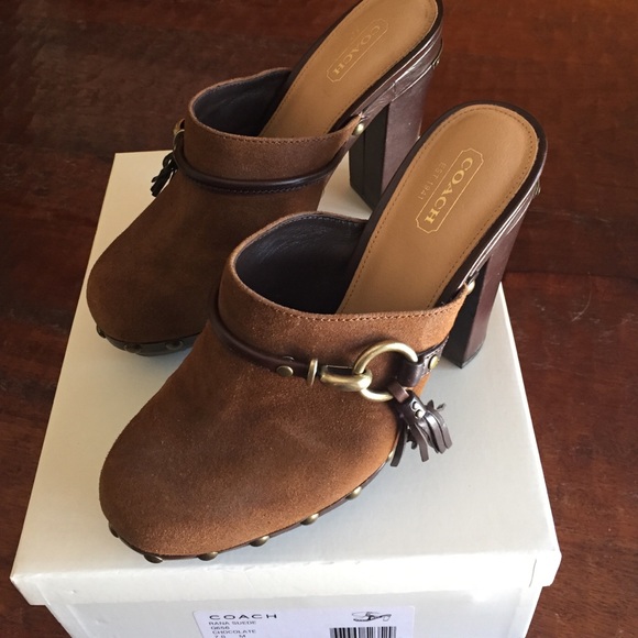 Coach Dana Suede Clogs
