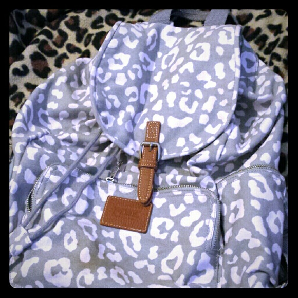 Victoria Secret PINK backpack leopard print