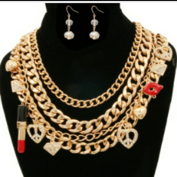Deluxe diva charm necklace - Picture 1 of 1