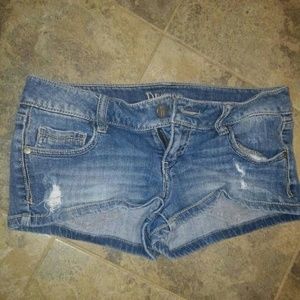 Denim shorts