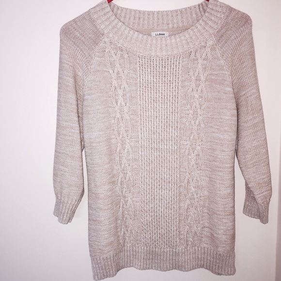 LL Bean authentic 3/4 sleeve jersey.