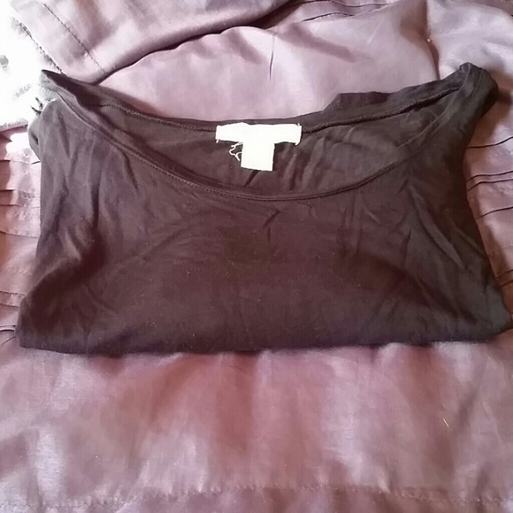 Cropped black tee from forever 21