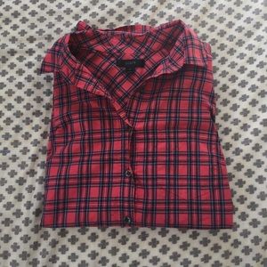 JCrew plaid Popover
