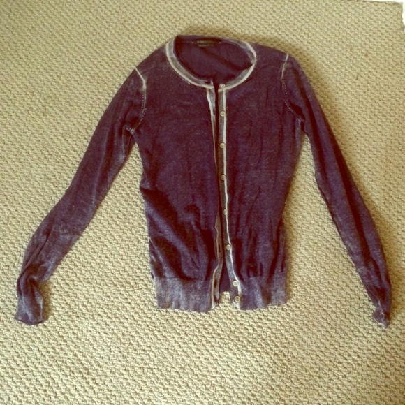 BCBG button down sweater