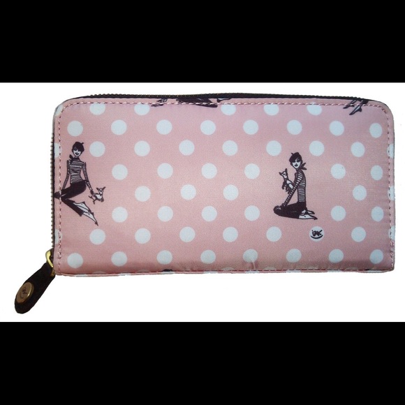 ⭐️PRICE DROP⭐️ Pink Izak Parisian style wallet