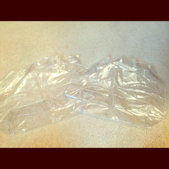 2 Plastic (clear) bags