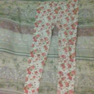 Floral leggings