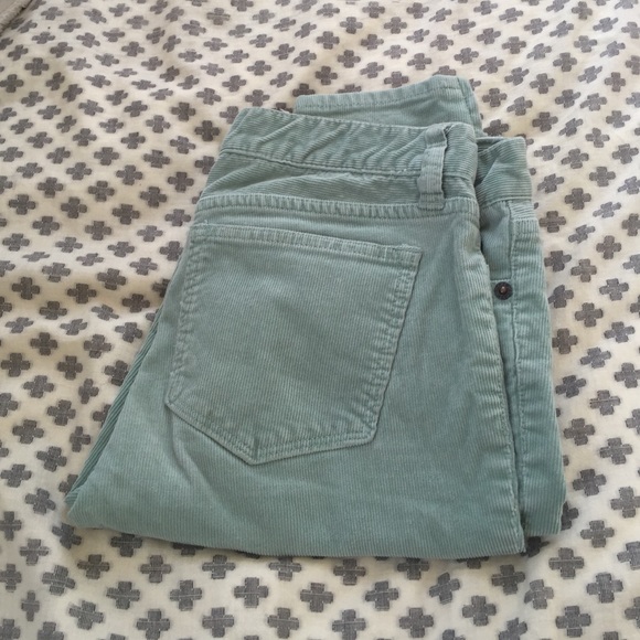 JCrew mint skinny cords - Picture 1 of 3