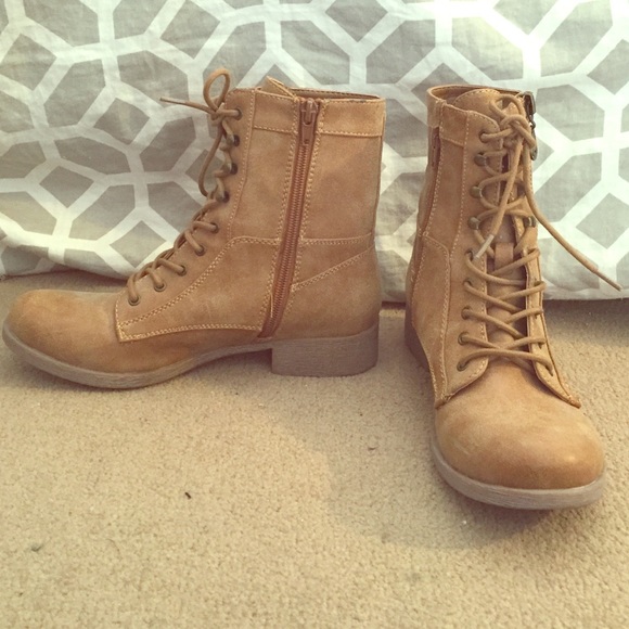 G by Guess combat boots
