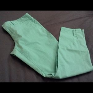 The Limited ankle length chino pants in mint green