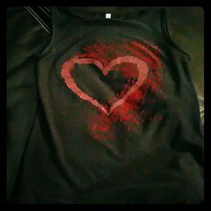 Heart design tank