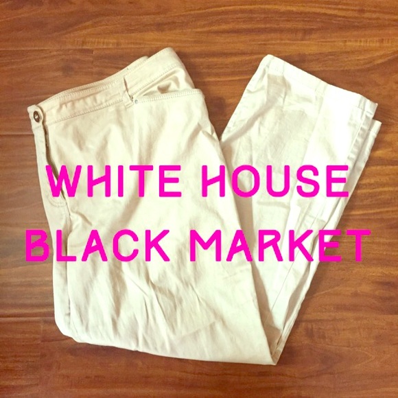 WHBM Khaki Chino Pants
