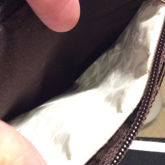 Reduced ‼️Chocolate Brown Coach Wristlet - Picture 3 of 4