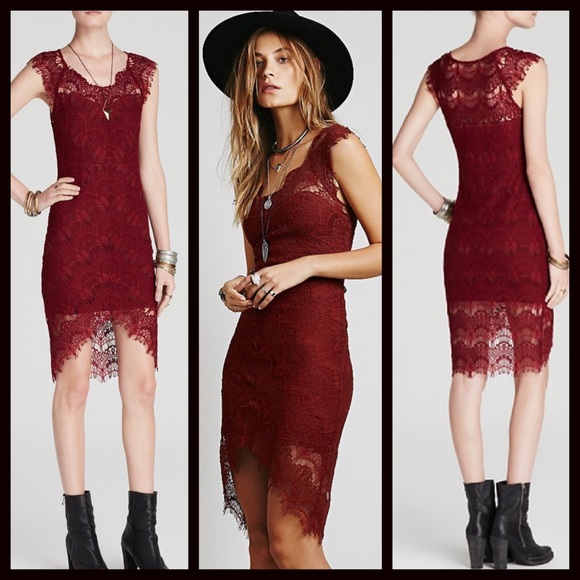 SOLD BUNDLE Free People Crochet Lace Slip Dress - Picture 2 of 4