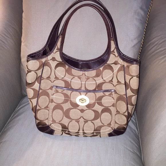 Coach Leather Tote