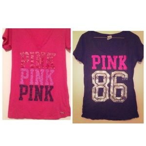Love pink tees