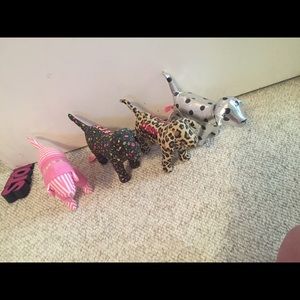 Authentic pink dogs.