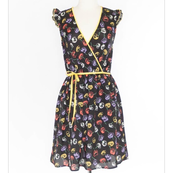 Floral cross body dress