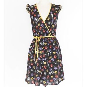 Floral cross body dress