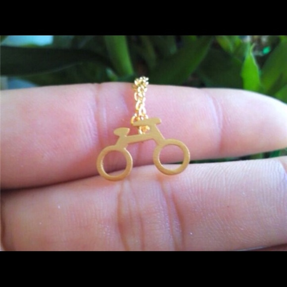 ✅It's Here.✅ Handmade Dainty Bicycle Necklace