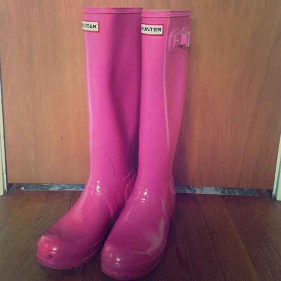 Pink Hunter Boots