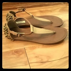 Brown Stud Sandals