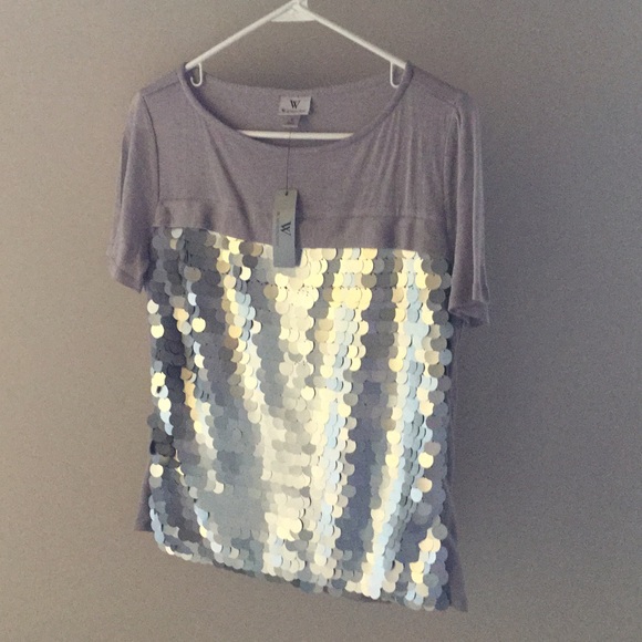Worthington Sequin Top *NWT*