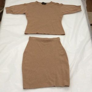 Donna Karan 100% cashmere set