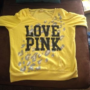 💛💛SOLD 💛💛VICTORIAS SECRET PINK SWEATSHIRT LRG