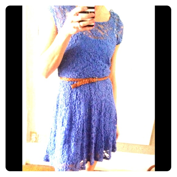 Blue Lace Dress