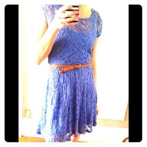 Blue Lace Dress