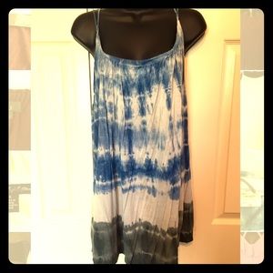 Tie dye hippie dress