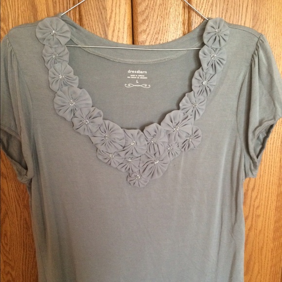 Gray blouse