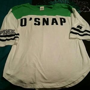 PINK St. Pattys Day shirt