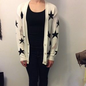 Cardigan with stars
