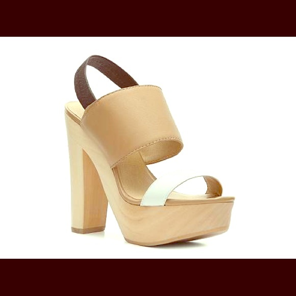 Levity Shoes - Amazing Colorblock Platform Heels BRAND NEW!