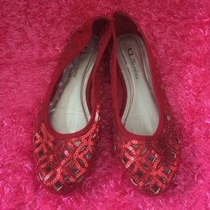 Pretty Red Ballet Flats.